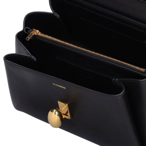 NWT Jil Sander Almond Medium Leather Shoulder Bag - Picture 3 of 16